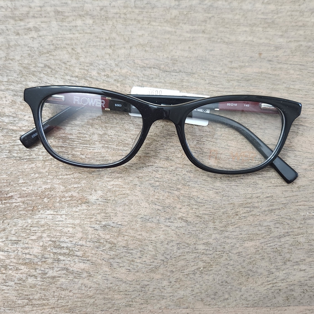Flower Black Women's Fashion Glasses Frame